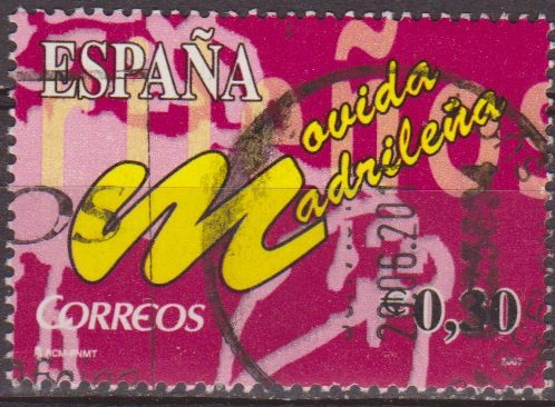 z vendido España 2007 4320 Sello º Aniversario de la Movida Madrileña Timbre Espagne Spain Spagna 